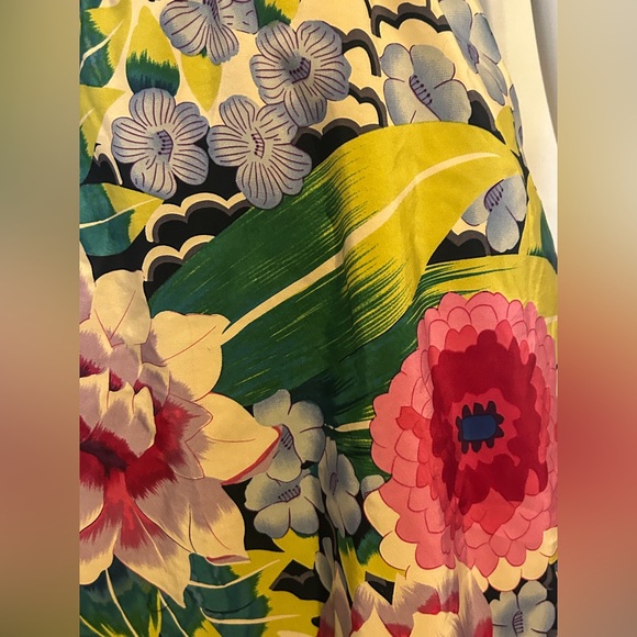 ANTHROPOLOGIE MOULINETTE SOEURS SZ 8 STRAPLESS FLORAL COLORFUL DRESS BOHO CHIC - Picture 4 of 11